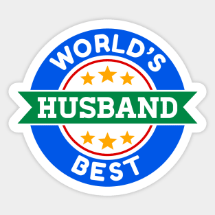 World's Best Husband Sticker